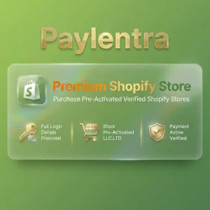 Get Pre-Activated Shopify Store
