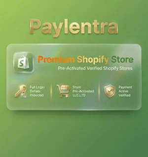 Get verified shopify Accounts